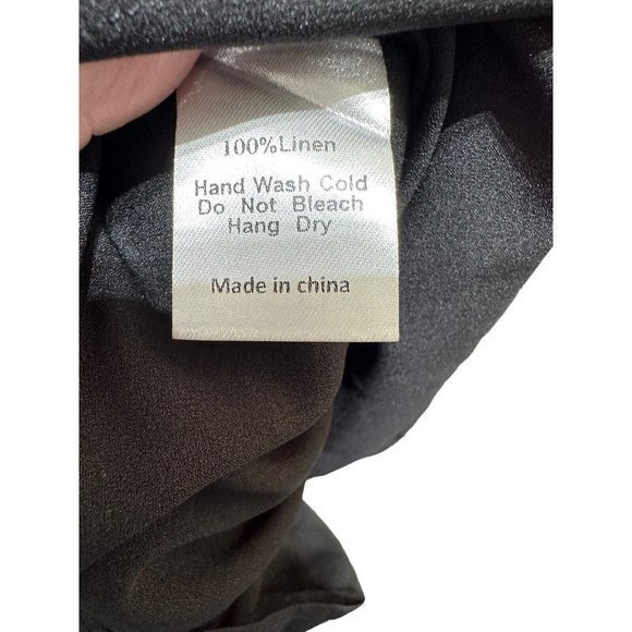 Impeccable‎ Pig Linen Dress Womens L Basic Essential Timeless Sustainable Earthy - Picture 3 of 9